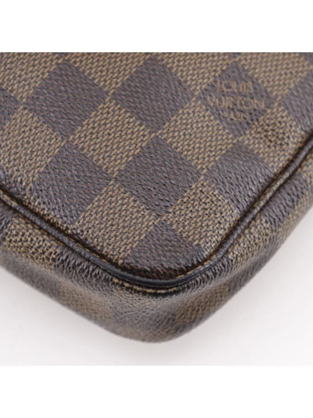 Louis Vuitton Pochette Pouch Damier Canvas Brown
